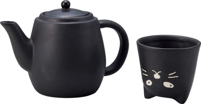 ねこ雑貨 食器】洋食器 黒ねこのティーフォーワン 1人用ティーセット